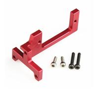 RC Crawler Componenti Per Tamiya Per Scania Per MAN Per Benz Per Actros 1/14 Cambio In Metallo Staffa Sterzo Servo Mount RC Camion Rimorchio Parti Di Automobili(Red)