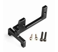 RC Crawler Componenti Per Tamiya Per Scania Per MAN Per Benz Per Actros 1/14 Cambio In Metallo Staffa Sterzo Servo Mount RC Camion Rimorchio Parti Di Automobili(Black)