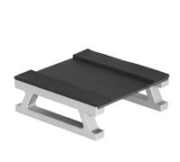 RC Crawler Componenti Per Tamiya Per Wltoys 1/28 Display Stazione Lavoro Supporto Montaggio Per Mini Modello Auto RC Supporto Riparazione(Silver)