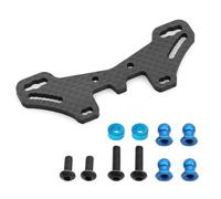 RC Crawler Componenti Per Tamiya TT02S TT02SR Per TT-02 Type-S Type-SR 1/10 Piastra Torre Ammortizzatori Anteriore E Posteriore In Fibra Di Carbonio Parti Di Aggiornamento Auto RC
