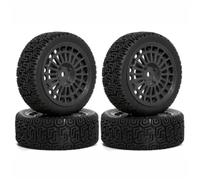 RC Crawler Componenti Per Tamiya Xv01 Xv02 Per Tt01 Per Tt02 Ptg-2 1/10 Rc Auto Parti Aggiornamento 4 Pezzi 68 Millimetri Per Rally Pneumatici Ruota Gomma Set(Black)