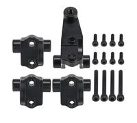 RC Crawler Componenti Per Traxxas Per TRX4 1/10 RC Crawler Parti Aggiornamento Ottone Nero Supporti Collegamento Anteriore Assale Posteriore Sospensione Set Montaggio