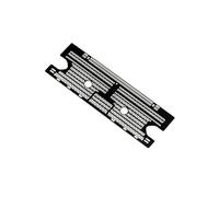 RC Crawler Componenti Per Traxxas Per TRX4 2021 Per Bronco 1/10 RC Crawler Auto Parti Aggiornamento Acciaio Inox Griglia Anteriore Decorativa Ricambio