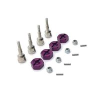 RC Crawler Componenti Per WLtoys A949 A959 A969 A979 K929 1/18 RC Auto Parti Aggiornamento In Metallo Asse Anteriore Posteriore Tazze 12mm Adattatore Decorativo(Purple)