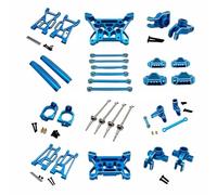 RC Crawler Parti Per Hyper GO Per MJX 10208 V1 V2 1/10 Lega Di Alluminio Anteriore E Posteriore Coppa Sterzo C Per Seat RC Crawler Auto Parti Di Aggiornamento(Blue)