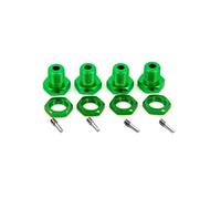 RC Crawler Parti Per Traxxas Per E-Revo 1/10 4 Pezzi RC Car Upgrade Mozzo Esagonale In Metallo Adattatore Per Pneumatici Da 17 Mm Dado Da 5 Mm(Green)