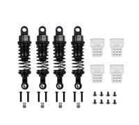 RC Crawler Parti Per WPL C14 C24 Per MN D90 D91 MN99 99s 4 Pezzi Ammortizzatore Metallico Riempito D'olio Con Torre Parti Di Aggiornamento Per Auto RC(Black)