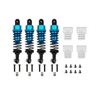 RC Crawler Parti Per WPL C14 C24 Per MN D90 D91 MN99 99s 4 Pezzi Ammortizzatore Metallico Riempito D'olio Con Torre Parti Di Aggiornamento Per Auto RC(SKY BLUE)