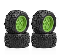Rc Crawler Pneumatici Per ARRMA Per TYPHON Per GRANITE Per GROM Per Granite 1/18 Per Big Tire Per Rock Adatto Modello W265 Accessorio Veicoli Fuoristrada(Green)