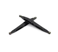 RC Crawler Ricambi Per Axial RBX10 Per Ryft 1/10 2 Pezzi Braccio Oscillante Posteriore In Metallo Collegamento Oscillante Barra Trazione Parti Di Aggiornamento Cingolati RC(Black)