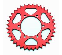 RC Crawler Ricambi Per Losi Promoto MX LOS262003 1/4 Mozzo In Alluminio Pignone Catena 36T RC Crawler Auto Parti Di Aggiornamento Accessori Di Riparazione(Red)