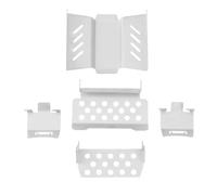 RC Crawler Ricambi Per Redcat Gen8 1/10 5 Pezzi Piastra Protezione Dell'asse Del Telaio In Acciaio Inossidabile RC Crawler Parti Aggiornamento Riparazione Modificate