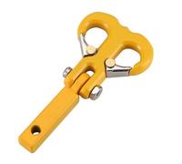 RC Crawler Tow Hook Metal Winch Bumper 1/8 1/10 Scale Trailer Hitch Receiver Aggiornamento Accesso Compatibile con Diversi Modelli di Crowler(Yellow)