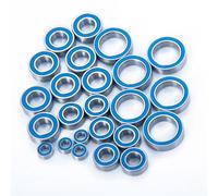 Rc Cuscinetti A Sfere Per Baja Rey Per Rock Rey 1/10 Kit Di Cuscinetti A Sfera Blu Da 24 Pezzi RC Per Buggy Per Camion Del Deserto Cuscinetti Completi Parti Di Aggiornamento