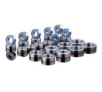 Rc Cuscinetti A Sfere Per Traxxas Per E-Revo 25 Pezzi Kit Cuscinetti A Sfera Brushless Modello RC Sigillato In Gomma Blu Con Misure Metriche Per Auto Da Per Corsa