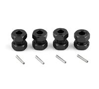 Rc Decora Accessori Per Arrma 6S Per Kraton Per Typhon Per Outcast Per Infraction Per Limitless Per Mojave Adattatore Per Mozzo Esagonale Ruota Estesa In Metallo 1/7(Black)