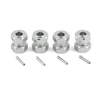 Rc Decora Accessori Per Arrma 6S Per Kraton Per Typhon Per Outcast Per Infraction Per Limitless Per Mojave Adattatore Per Mozzo Esagonale Ruota Estesa In Metallo 1/7(Silver)
