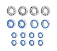 Rc Decora Accessori Per Axial SCX II Ar44 90046 1/10 RC Auto Parti Aggiornamento 16PCS Blu Kit Cuscinetto Decorativo Ricambio Sostituire I Modelli Giocattolo