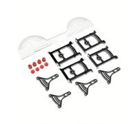 Rc Decora Accessori Per Axial SCX10 Per Capra Per TRX4 Per Yikong 1/10 On ROAD RC Parti Automobili Telaio Configurazione Del Sistema Set Strumenti Misura Chiave Righello(Red,TypeA)