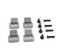 Rc Decora Accessori Per MN D90 Per WPL C14 C24 1/16 Modello RC Cingolato Auto In Metallo Accessori Per Aggiornamento Modifica Staffa Ammortizzatore(Gray)