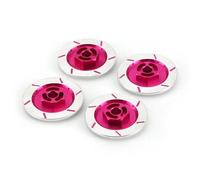 Rc Decora Accessori Per MN MN86 G500 Per HSP 94123 94122 Per Tamiya Per Tt01 Neebr 1/10 Disco Freno In Alluminio Ruota Cerchio Scatola Di Metallo Adattatore Esagonale RC Auto(Purple)