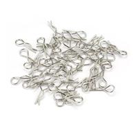 Rc Decora Accessori Per Neebrc 100 Pz Metallo R Spilli Cotter Acciaio Al Carbonio Onda Fermo Per Bullone Bloccaggio Split Pin Trattore Clip Attacco Meccanico Spille RC Auto