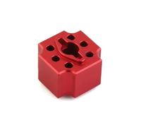 Rc Decora Accessori Per Sledge 1/8 Diff Lock Differenziale In Metallo Bloccaggio Bobina RC Auto Parti Di Aggiornamento Accessori(Red)