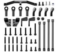Rc Decora Accessori Per Tf2 1/10 Rc Crawler Auto Parti Di Aggiornamento In Lega Alluminio Sospensione Anteriore Tre Cravatte Assale Posteriore Quattro Tiranti Asta Collegamento Set(Rear)