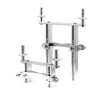 Rc Decora Accessori Per Traxxas Per TRX4 Per Defender 1/10 Supporto Per Carrozzeria Anteriore Posteriore In Metallo CNC In Alluminio Colonna Per RC Crawler Parte Di Aggiornamento(Silver)