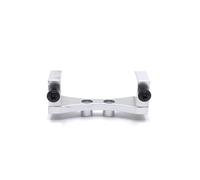 Rc Decora Accessori Per WPL C14 C24 B14 B24 B16 B36 Per MN D90 Per MN98 Per MN99S Metallo Assale Anteriore Servo Staffa Montaggio Supporto RC Auto Parti Aggiornamento(Silver)