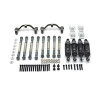 Rc Decora Accessori Per WPL C14 C24 Per JJRC FY Per Henglong 1/16 Auto Telecomandata Guarnizione Aggiornamento Metallo Tirante Kit Di Parti Ammortizzatore Sedile(Gray)