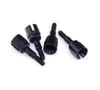 Rc Differenziale Parti Per Redcat Per Volcano EPX Pro Per HSP 02033 1/10 Acciaio Stub Asse 4 Pz Brontosaurus RC Auto Aggiornamento Parti Sostituzioni Monster Truck(Black)