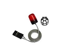 RC Drift Auto Luci Fari Giocattoli Modello Accesso Per Tamiya Per Scania 770S Per Volvo Per Man 1/14 RC Modello Luce Avvertimento Lampada Ingegneria Rotante Gradi Camion Ribaltabile Escavatore(Red)