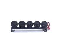 RC Drift Auto Luci Fari Giocattoli Modello Accesso Per Traxxas Per TRX4 Per Defender Per SCX10 90046 90047 D90 D110 1/10 Barra Luci Faretti Da Tetto Accessori Per Auto RC Crawler(5 LED)