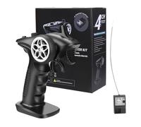 RC-Empfängerbündel-Bootssender, Multi-Channel-Fernbedienung | Einstellbarer Frequenzschalter, Kompaktes Grip-Design, Sichere Funk-Synchronisierung Für Trail-Crawler, Wasserfahrzeuge Oder Fahrzeugsteue