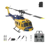 RC ERA C032 UH-1 Huey RC elicottero - 2.4GHz RC modello 6CH Gyro stabilizzato Flybarless modello, aereo RC ad alta precisione per adulti principianti (1 batteria)