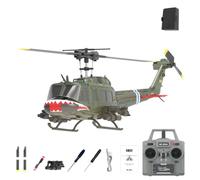 RC ERA C032 UH-1 Huey RC elicottero - 2.4GHz RC modello 6CH Gyro stabilizzato Flybarless modello, aereo RC ad alta precisione per adulti principianti (1 batteria)