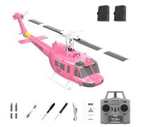 RC ERA C032 UH-1 Huey RC elicottero - 2.4GHz RC modello 6CH Gyro stabilizzato Flybarless modello, aereo RC ad alta precisione per adulti principianti (2 batterie)