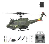 RC ERA C032 UH-1 Huey RC elicottero - 2.4GHz RC modello 6CH Gyro stabilizzato Flybarless modello, aereo RC ad alta precisione per adulti principianti (1 batteria)
