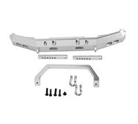 RC Front Bumper Guard Alluminio Aggiornamento dei pezzi di ricambio in lega di in lega per RGT 1/10 Cruiser roccioso Overland Overland Ex86100 Black Silver 204mm 1 Set (Silver B-R86025S)