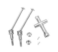 RC Front CVD Drive Acciaio in acciaio Transmissione ad alta resistenza Funzionamento regolare applicabile a SCY 16101 16102 16103 16201Pro 1/16 auto RC