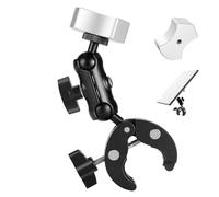 RC GearPro Starlink - Mini staffa di montaggio per barre portatutto - fissaggio per camper - fascetta per tubo regolabile a 360° a due assi. Non con la nuova versione 2025