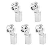 RC Giocattoli Modelli Per 1/10 Auto RC Accessori Ricambi Ricambio Accessorio Supporto Per Testa A Sfera Facile Da Usare Set Di Collegamento Dello Sterzo 5x Estremità Asta Curva M3(Silver)
