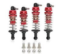 RC Hydraulic Shock Absorbers High Performance Front Rear Shock Damper for UD1601 UD1602 UD1603 UD1604 UD1607 SG1603 SG1604 Series Upgrade Parts Red Aluminum Alloy Plastic 53mm