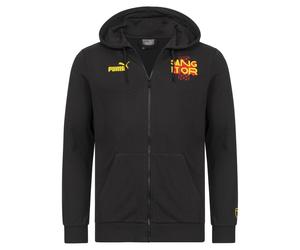 RC Lens Puma Giacca Con Cappuccio Da Uomo Cultura Ligue 1 Nera Nuova