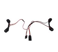 RC Luce Faro Anteriore Per Arrma Per Granite Per Grom Mega 380 Brushed 4x4 Monster 1/18 5v Sistema Illuminazione Anteriore Posteriore Lampada Fendinebbia Parti Aggiornamento Camion