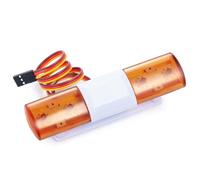 RC Luce Faro Anteriore Per Axial Per SCX10 D90 Per TRX-4 1/10 4 5 6 Luci Sul Tetto Barra Faretti RC Crawler Auto Camion Modello Parti Aggiornamento(Orange 1)