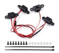 RC Luce Faro Anteriore Per Axial Per SCX10 III AXI03007 Per Wrangler Ruota 1/10 Sopracciglio Passaruota Lampada Telaio Luci Aggiornamento Parti Ricambio