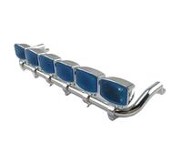 RC Luce Faro Anteriore Per Tamiya Per Scania 770S R470 R620 R730 1/14 6 Paralume Barra Luminosa Cupola Plastica Camion RC Rimorchio Ribaltabile Parti Aggiornamento(Square)