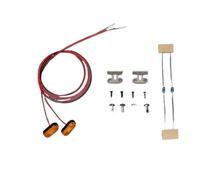 RC Luce Faro Anteriore Per Tamiya Per Scania 770s R620 Per Actros Per Volvo Per Man 1/14 Indicatore Larghezza Spia Luminosa Rc Camion Rimorchio Ribaltabile Fai Te Parte(Yellow)